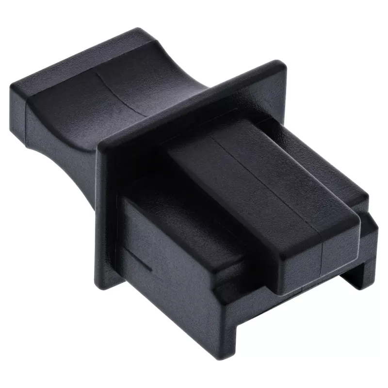 Tapa antipolvo para conector hembra RJ45 InLine 59942C negra 10 uds.