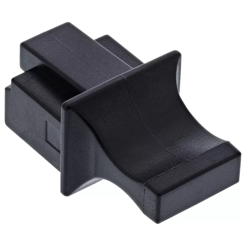 Tapa antipolvo para conector hembra RJ45 InLine 59942C negra 10 uds.
