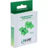 InLine Tapa antipolvo para conector hembra RJ45, verde, 10 uds.