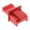 InLine Tapa antipolvo para conector hembra RJ45, rojo, 100 uds.