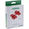 InLine Tapa antipolvo para conector hembra RJ45, rojo, 100 uds.