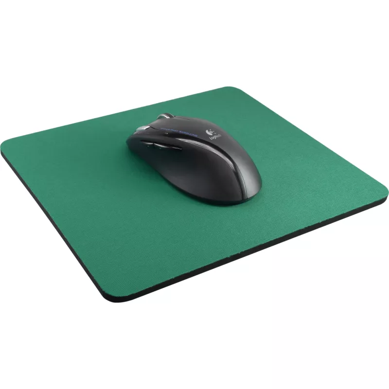 Alfombrilla de ratón InLine 250x220x6 mm verde superficie textil antideslizante