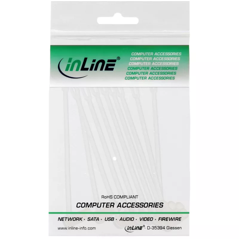 InLine Tapa antipolvo para conector de fibra óptica ST o SC simplex, 10 uds.