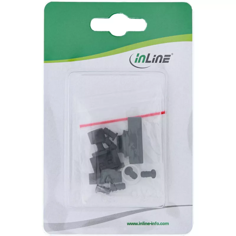 InLine set de cubiertas antipolvo para interfaces AV, 12 uds.