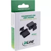 Tapón antipolvo para conector hembra USB-C InLine 59948M negro, 50 uds.