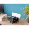 InLine soporte múltiple de 6 compartimentos pasivo para escritorio o estantería, negro