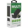 InLine soporte múltiple de 6 compartimentos pasivo para escritorio o estantería, negro