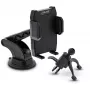 InLine ONE CLICK EASY II soporte para smartphone de coche — soporte pasivo universal, negro