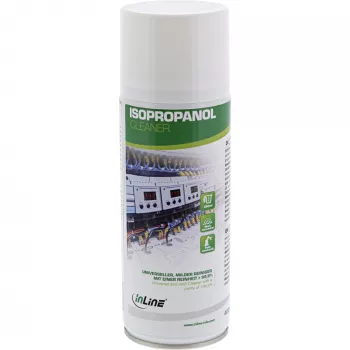 InLine isopropanol, limpiador universal suave con una pureza > 99,9 %, 400 ml