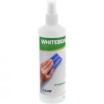 Limpiador para pizarras blancas InLine 250 ml — líquido limpiador para pizarras blancas, verde/blanco