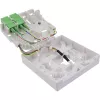 InLine roseta FTTH preconfigurada 4x LC/APC 9/125µm 10 m