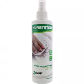 Spray limpiador de dispositivos InLine 43206 — limpiador de teclados, 250 ml, verde/blanco