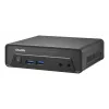 Shuttle Nano PC NE1010XA, Intel N 100, 8 GB DDR4, 250 GB M.2, 1x HDMI, 1x DP, 6x USB, 1x LAN, sin ventilador, funcionamiento continuo 24/7, incl. VESA