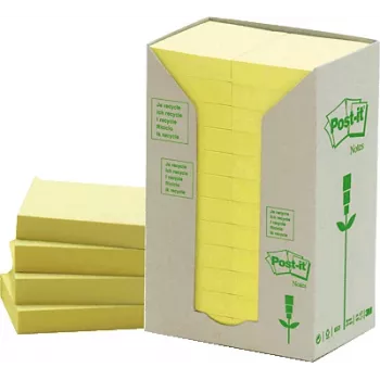 Etiquetas autoadhesivas Post-IT 38 x 51 mm, Amarillo — 24 paquetes × 100 hojas