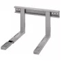 Xavax 00110931 Soporte de pared universal para microondas, plateado