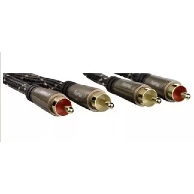 Hama 122292 Cable de audio 1,5 m 2 x RCA Negro