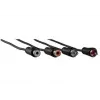 Hama 1,5 m Cable de audio 2 x RCA M/H Negro