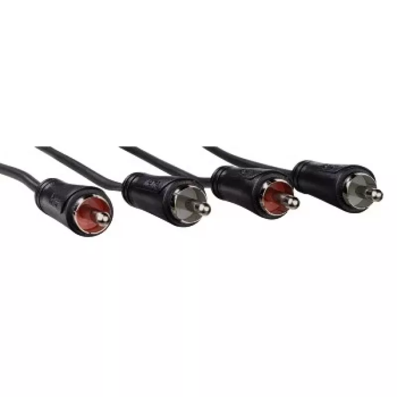 Hama Cable de audio RCA estéreo 1,5 m 2 x RCA Negro