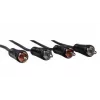 Hama 00122273 Cable de audio 3 m 2 x RCA Negro