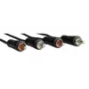 Hama 00122329 Cable de audio 2,5 m 2 x RCA Negro