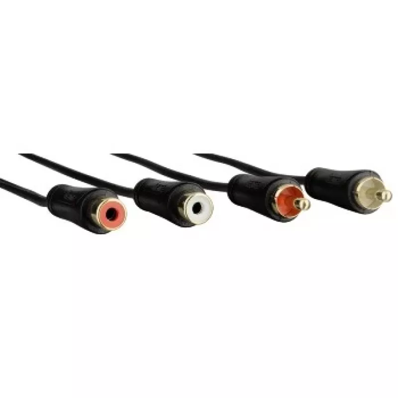 Hama 00122286 Cable de audio 3 m 2 x RCA Negro