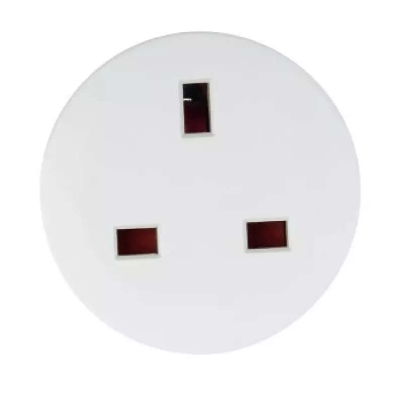 Hama 00121991 Adaptador de red tipo F tipo G (UK) Blanco