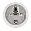 Hama 00121991 Adaptador de red tipo F tipo G (UK) Blanco