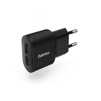 Hama 00183227 Cargador móvil para teléfono móvil, smartphone, tablet negro USB interior