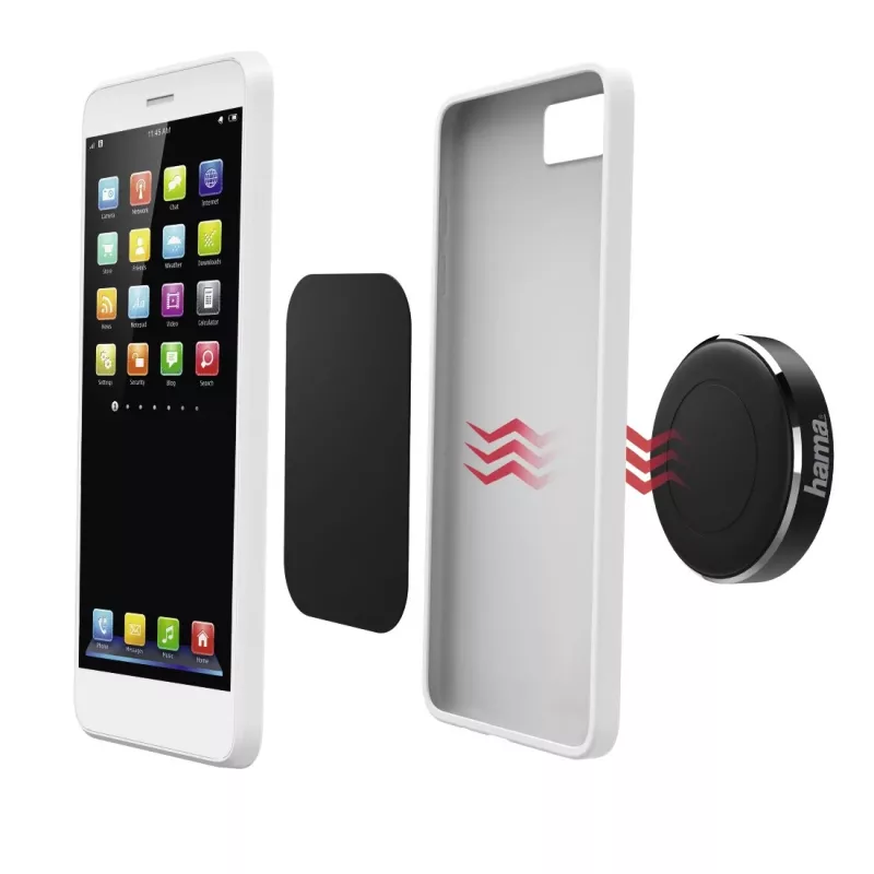 Hama 00183283 Soporte pasivo para teléfono móvil/smartphone negro