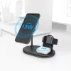 Hama MagCharge Multi Headset, smartphone, reloj negro AC carga inalámbrica carga rápida interior