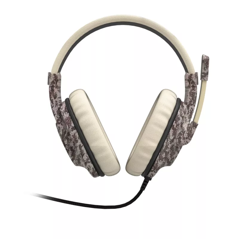 Hama SoundZ 333 Headset con cable diadema gaming USB Type-A beige, marrón