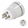 Hama 00223432 Adaptador de viaje tipo B tipo C (Europlug)+tipo F Blanco