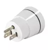 Hama 00223432 Adaptador de viaje tipo B tipo C (Europlug)+tipo F Blanco