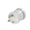 Hama 00223433 Adaptador de viaje tipo G (UK) tipo C (Europlug)+tipo F Blanco