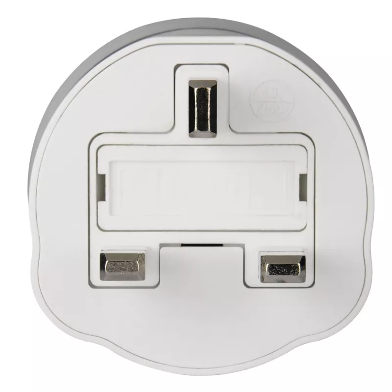 Hama 00223433 Adaptador de viaje tipo G (UK) tipo C (Europlug)+tipo F Blanco
