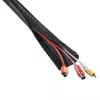 Hama 00220995 Organizador de cables Funda para cables universal Negro 1 ud.