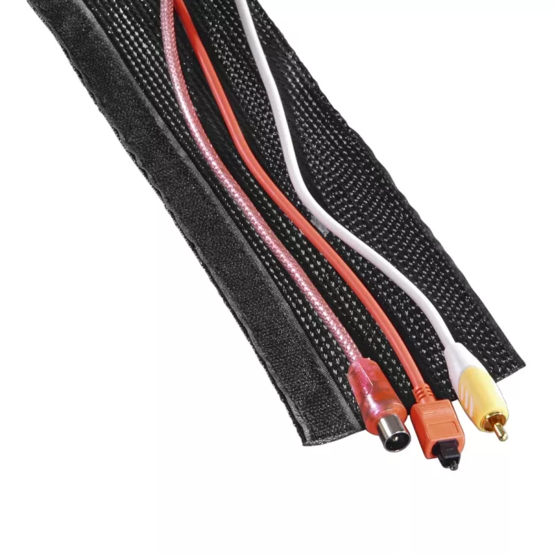 Hama 00220995 Organizador de cables Funda para cables universal Negro 1 ud.
