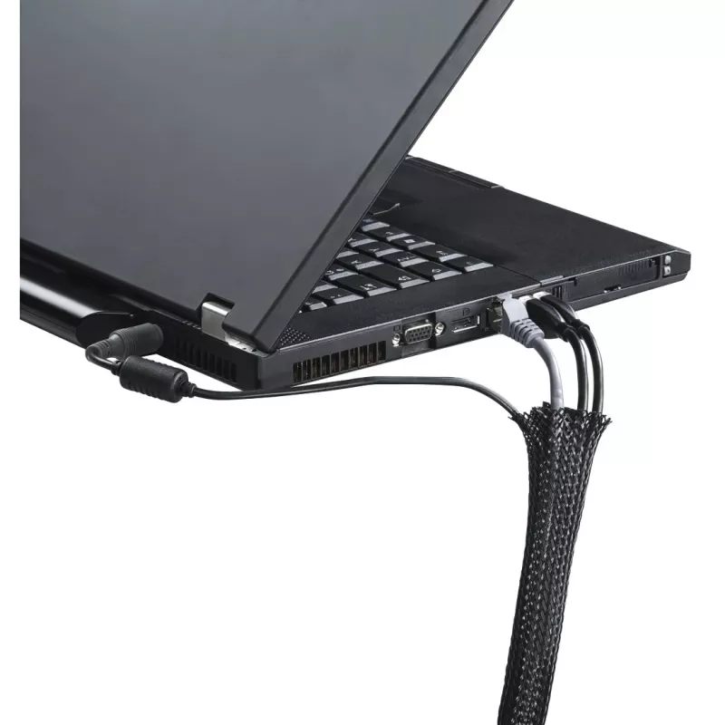 Hama 00220995 Organizador de cables Funda para cables universal Negro 1 ud.