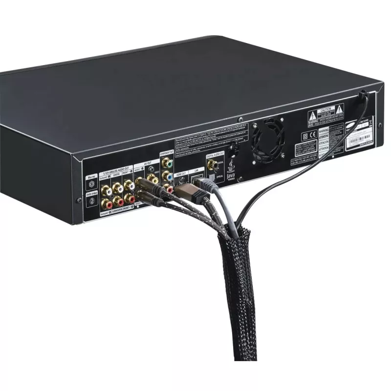 Hama 00220995 Organizador de cables Funda para cables universal Negro 1 ud.