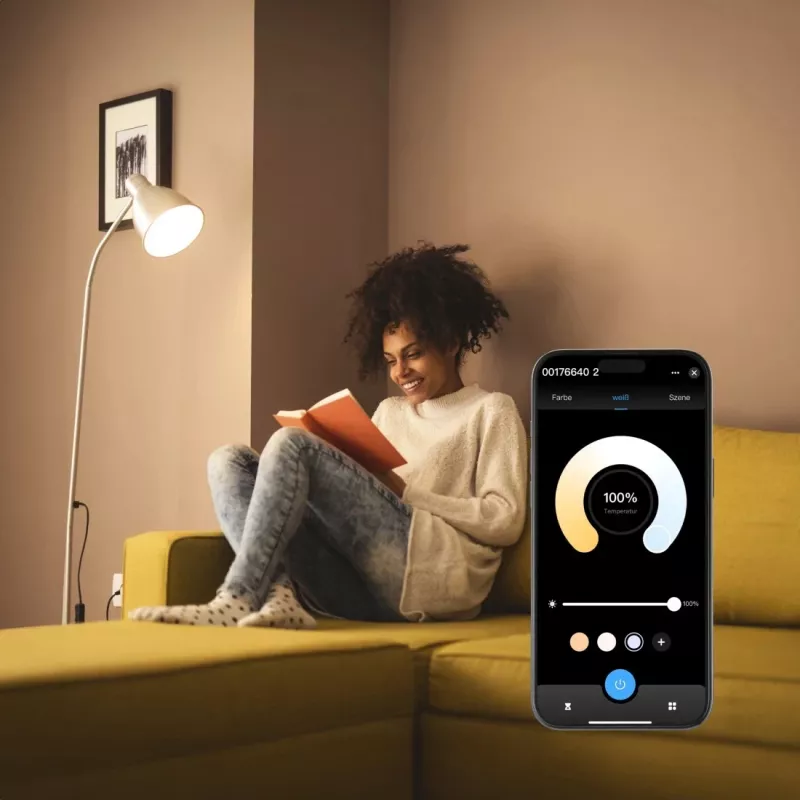 Hama 00176640 Iluminación inteligente Lámpara inteligente Wi-Fi 9 W