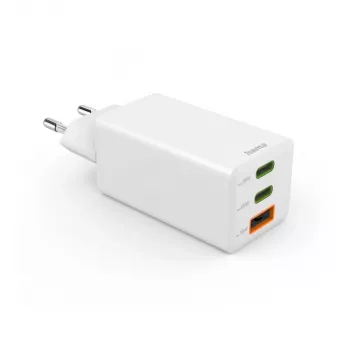Hama 00125142 Cargador para dispositivos móviles Universal Blanco AC Carga rápida Interior