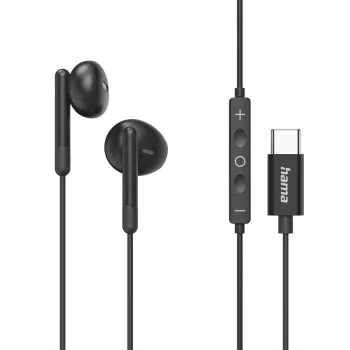 Hama Classy Auriculares con cable In-Ear Llamadas/Música USB Type-C Negro
