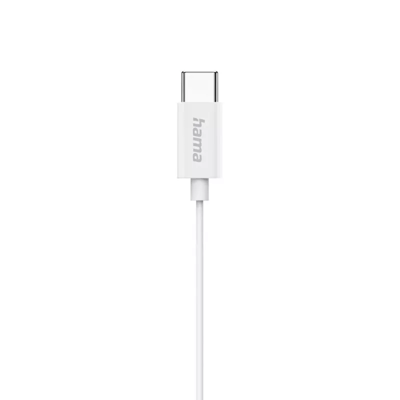 Hama Classy Auriculares con cable In-Ear Llamadas/Música USB Type-C Blanco