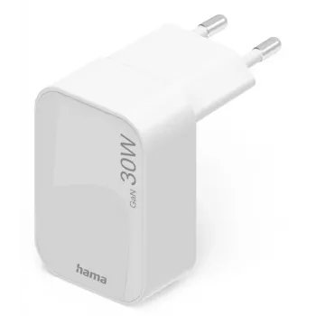 Hama 00201954 Cargador para dispositivos móviles Smartphone, Tablet Blanco AC Carga rápida Interior