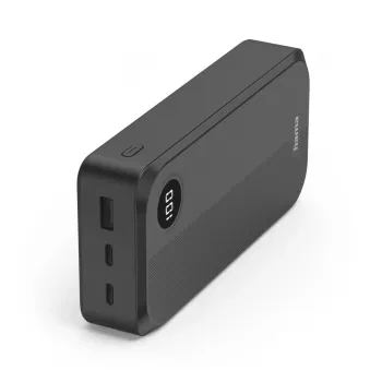 Hama 00201755 Batería externa Polímero de litio (LiPo) 20000 mAh Negro