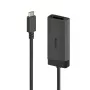 Hama 00202034 Cable de vídeo adaptador 0,15 m USB Type-C HDMI + DisplayPort Negro