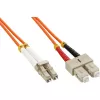 Techly SC/LC Multimodo 50/125 OM2 5m Cable de fibra óptica ILWL D5-SCLC-050