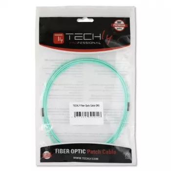 Techly ST/LC Multimodo 50/125 OM3 1m Cable de fibra óptica ILWL D5-STLC-010/OM3