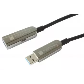 Techly ICOC U3AMF-HY-020 Cable USB USB 3.2 Gen 1 (3.1 Gen 1) 20 m USB A Negro
