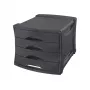 Cajonera Esselte Vivida 4 cajones, 4 cajón(es), plástico, negro, 210 g, 254 x 350 x 61 mm